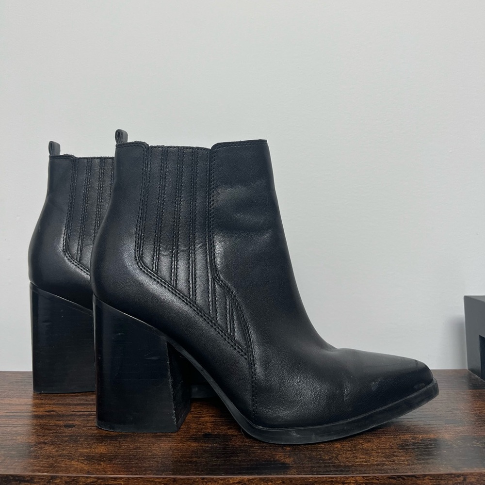Marc Fisher black booties